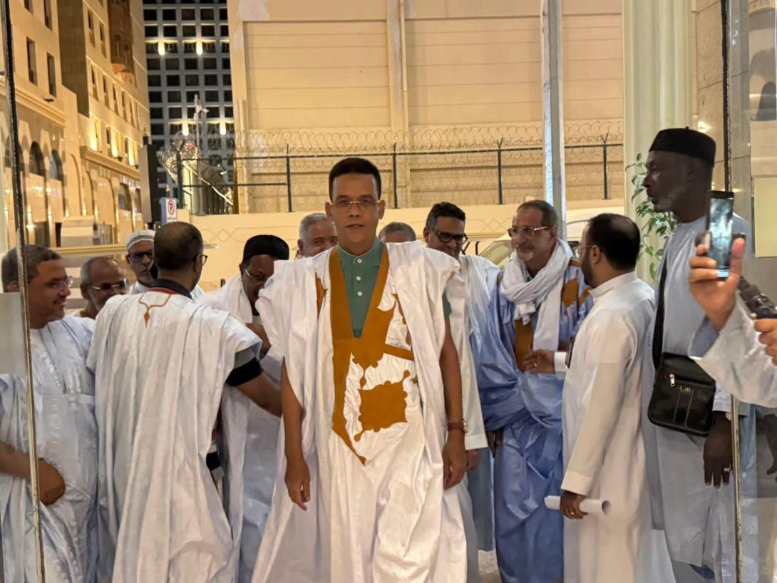وزير الشؤون الإسلامية يتفقد أوضاع الحجاج الموريتانيين القادمين عبر القطاع الخاص بالمدينة المنورة