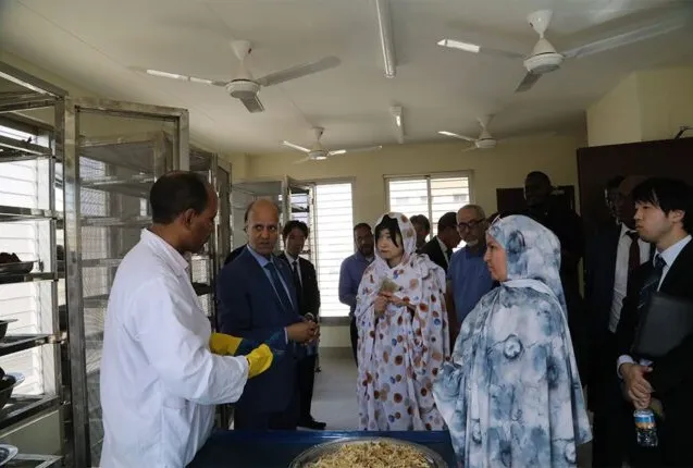 وفد ياباني يزور مركز تأهيل وتكوين حرف الصيد بنواذيبو