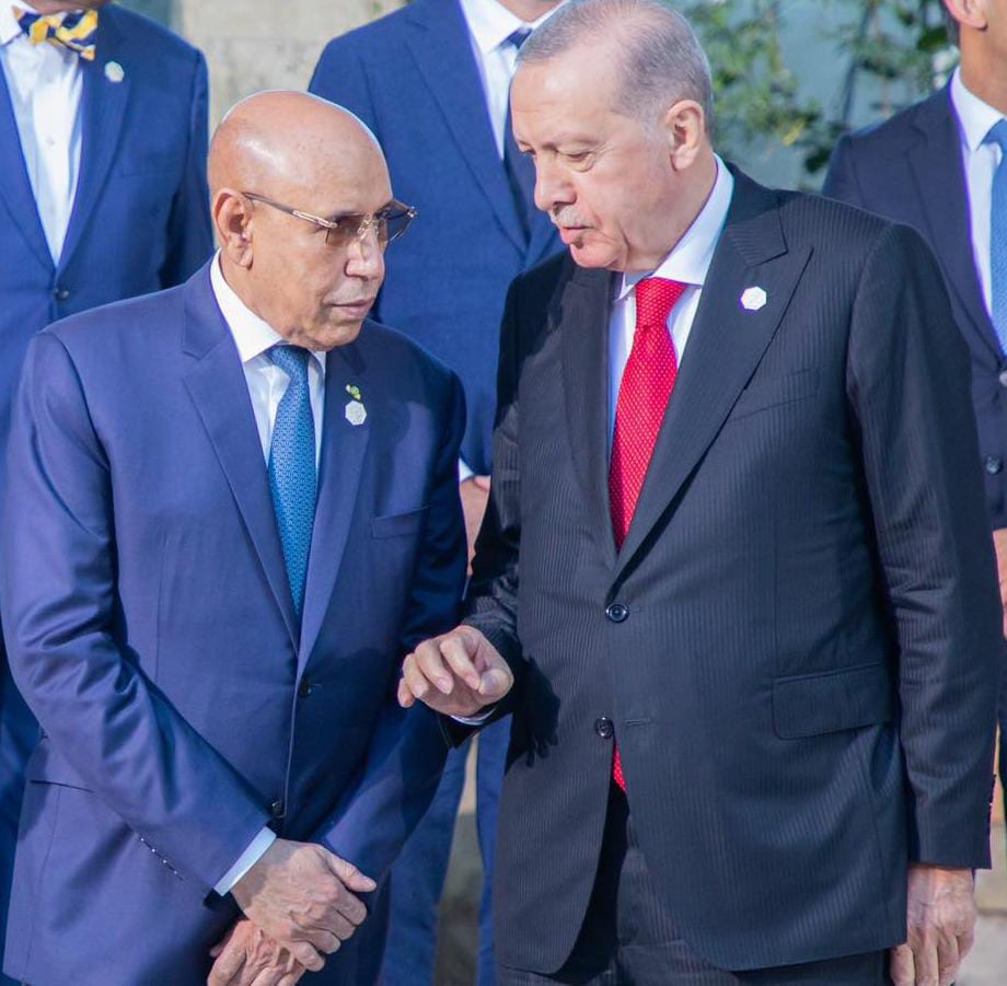 اتصال هاتفي بين الرئيس غزواني وأردوغان لبحث التعاون الثنائي والقضايا الإقليمية