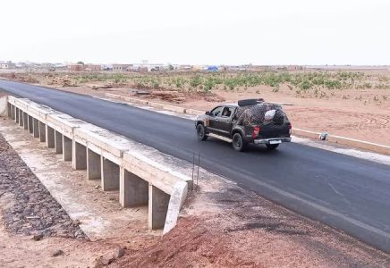 اكتمال إنجاز جسر تويجگجيت على طريق الأمل