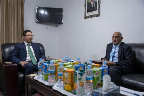 رئيس المجلس الأعلى للفتوى والمظالم يستقبل القنصل الإسباني